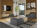 Living room set Comfivo Daldune I (Votan oak + Anthracite)